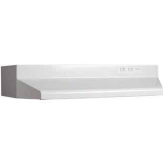 Broan BUEZ236WW White 36" Ducted Under Cabinet Range Hood 1