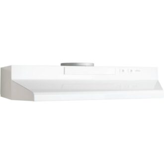 Broan F403011 White 30" Convertible Under Cabinet Range Hood 1