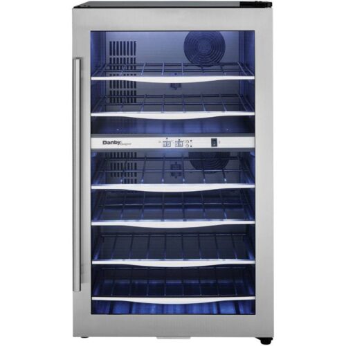 Danby DWC040A3BSSDD Black_Stainless Steel 4 CuFt. Dual Zone Wine Cooler 1