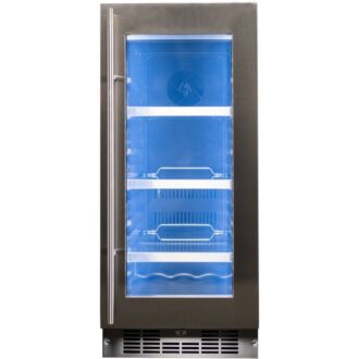 Danby SPRBC031D1SS Silhouette Black/Stainless Steel Built-In Under-Counter Beverage Center 11