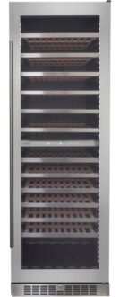 Danby SPRWC140D1SS Silhouette Bordeaux Black_Stainless Steel Dual Zone Built-In Wine Cooler 2