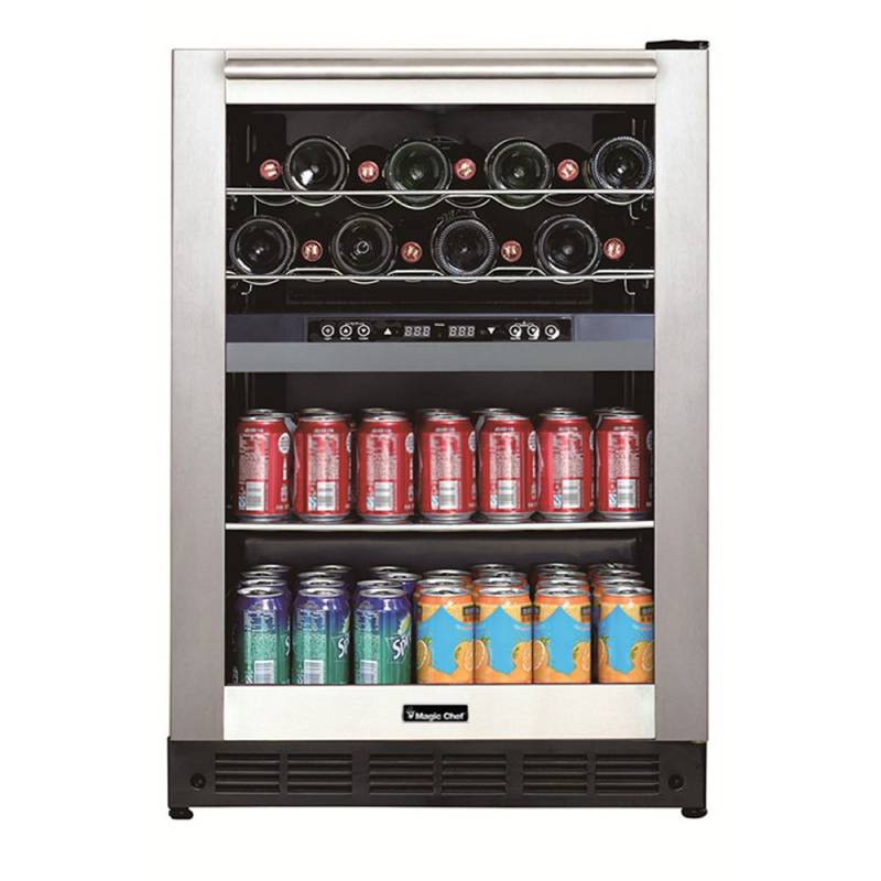 magic chef built in beverage cooler