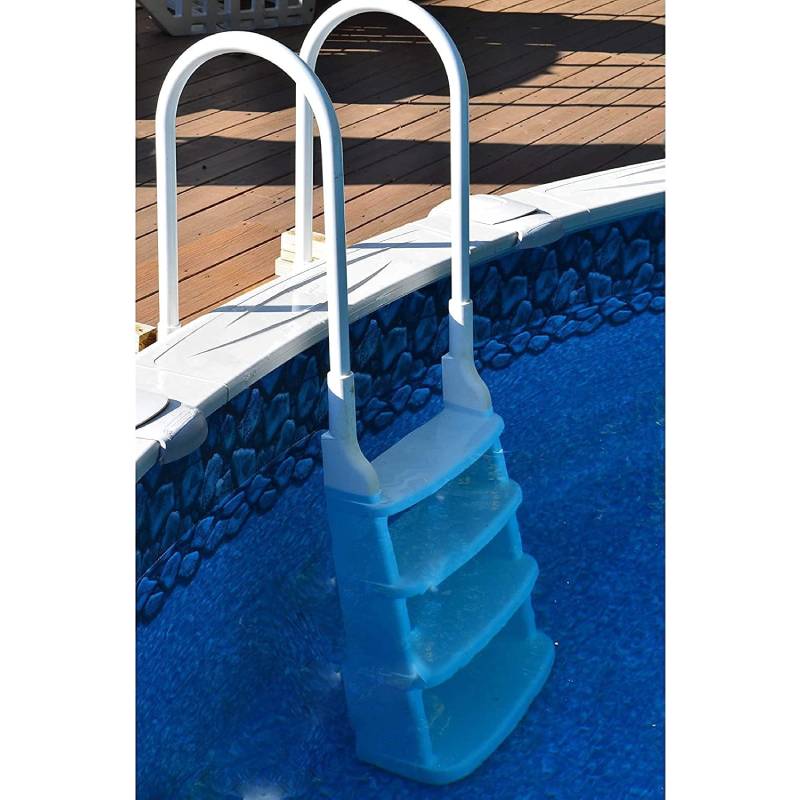 Main Access 200200 48 54 White Easy Incline Inpool Deck Ladder