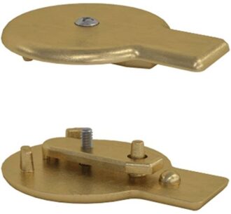 Permacast PE-8 Anchor Cover Brass Two Piece With Screw