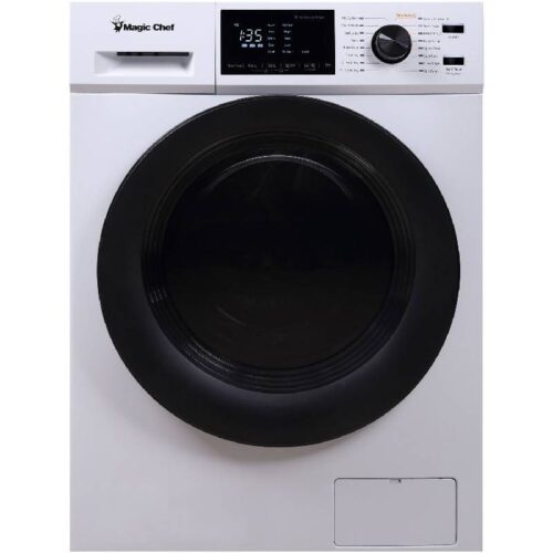 Magic Chef MCSCWD27W5 White 2.7 CuFt. Front Load Washer And Dryer Combo 1