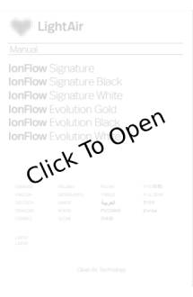 LightAir Mannual Sheet