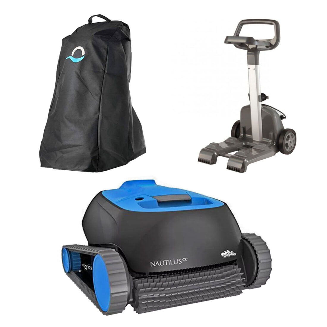 Dolphin Nautilus CC Robotic Pool Cleaner with Caddy and Cover