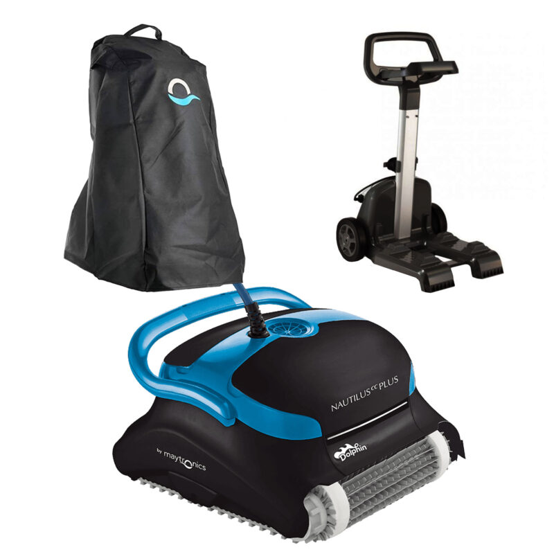 Dolphin Nautilus CC Plus Robotic Pool Cleaner with Caddy and Cover
