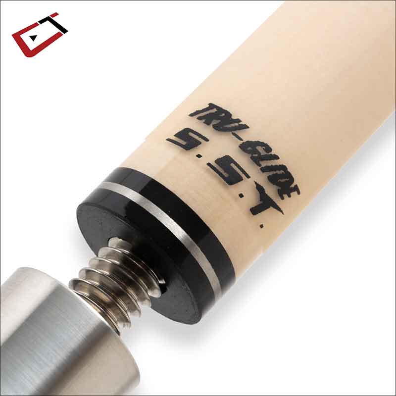 Cuetec Gen-Tek Silver Swirl Fiberglass Cue With Pu Grip