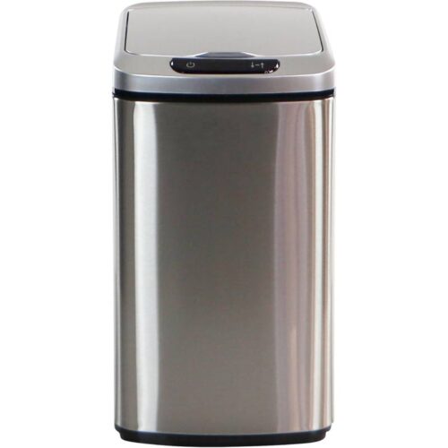 Hanover HTRASH12L-1 12L Stainless Steel Motion Sensor Trash Can 1