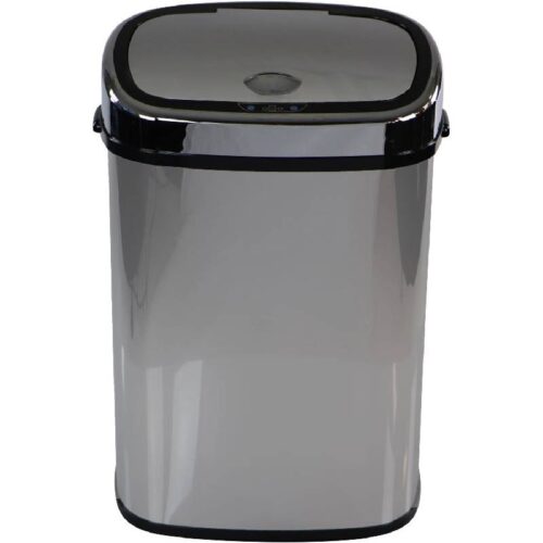 Hanover HTRASH50L-4 50L Stainless Steel Motion Sensor Trash Can 1