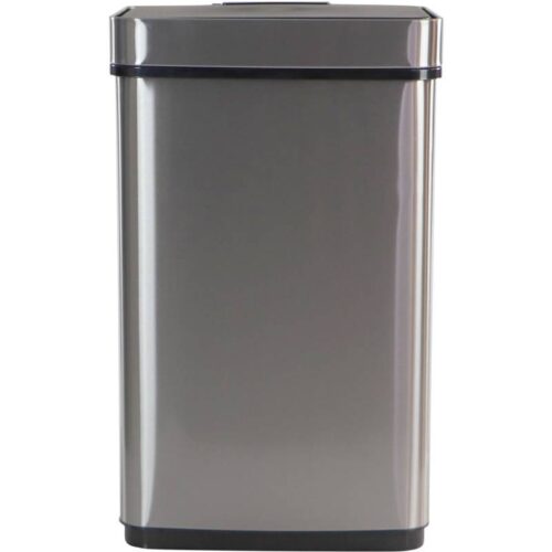 Hanover HTRASH60L-1 60L Stainless Steel Motion Sensor Trash Can 1