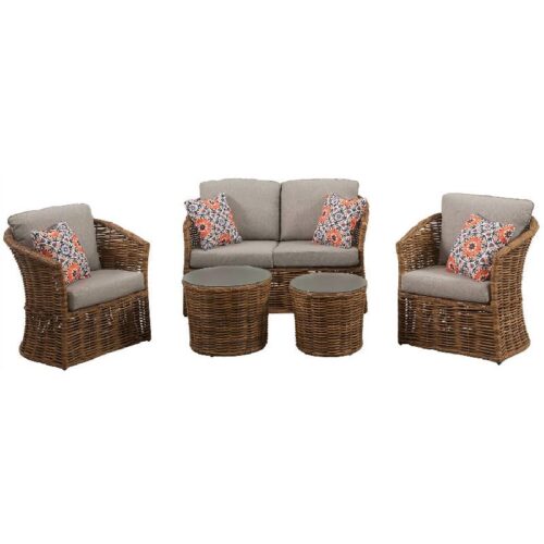 Hanover Trinidad 5pc Deep Seating Set 1