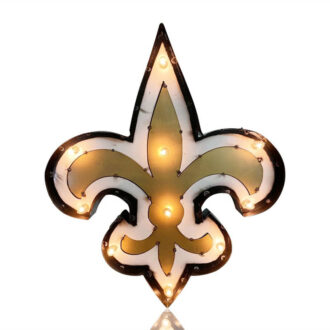 New Orleans Saints Recycled Logo Sign