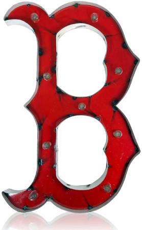Boston Red Sox Recycled Logo Sign Main