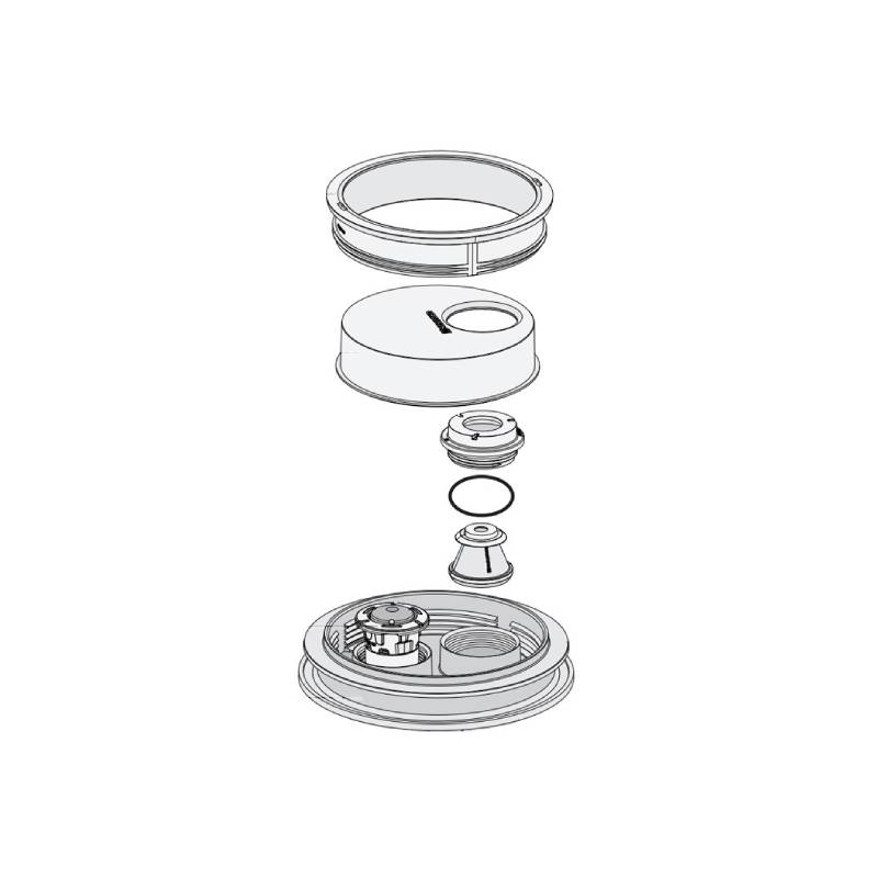 Hayward GLXBLNGR Colorlogic Bubbler Gray Lens Kit