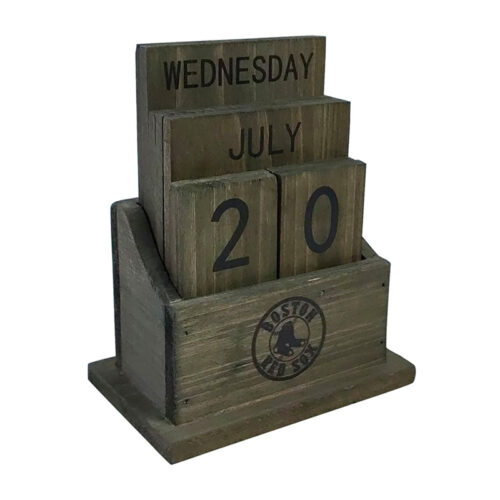 Imperial-Boston-Red-Sox-Rustic-Wood-Desk-Calendar2