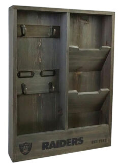 Imperial-Las-Vegas-Raiders-Rustic-Wood-Office-Organizer3