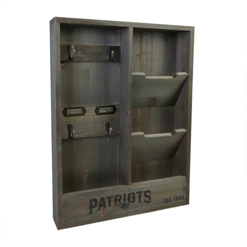 Imperial-New-England-Patriots-Rustic-Wood-Office-Organizer1