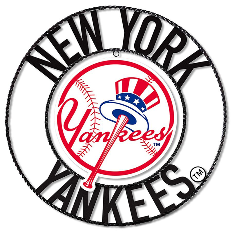 Imperial New York Yankees Wrought Iron Wall Art