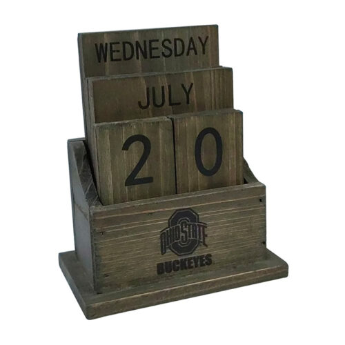 Imperial-Ohio-State-Rustic-Wood-Desk-Calendar2