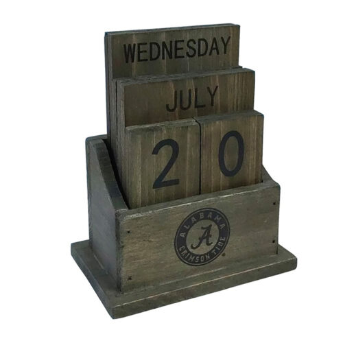 Imperial-University-of-Alabama-Rustic-Wood-Desk-Calendar2
