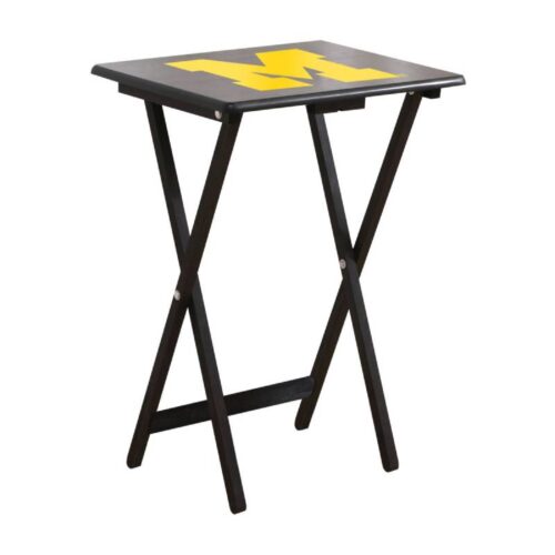 Imperial University of Michigan TV Tray Set