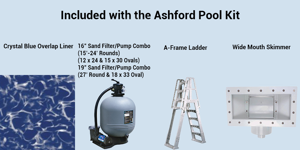 Ashford Above Ground Pool Kit Accessories