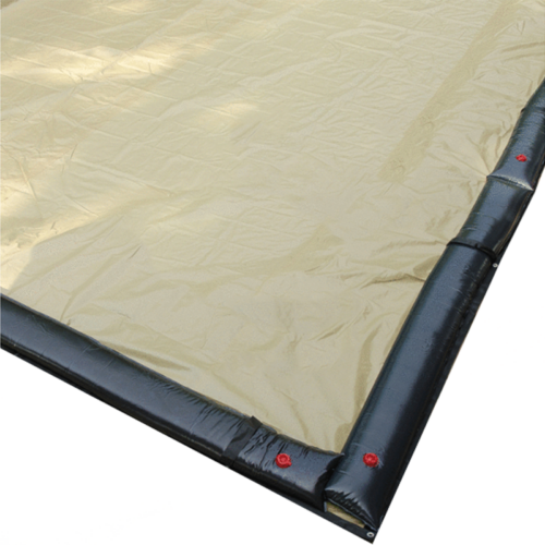 Midwest Canvas BT1220R Black and Tan 12′ x 20′ Rectangle Winter Cover 20-Year Warranty —