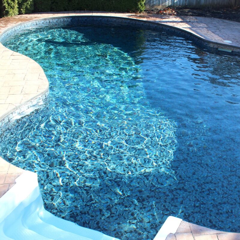 Shimmering Butterfly Effect Pool Liner