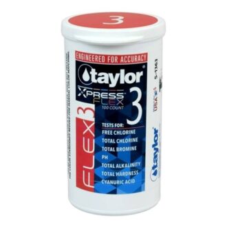 Taylor Technologies S-1363 Flex 3 Test Strips 50 Count Bottle
