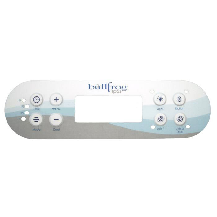 Bullfrog 65-1860 8 Button Topside Control Panel Overlay