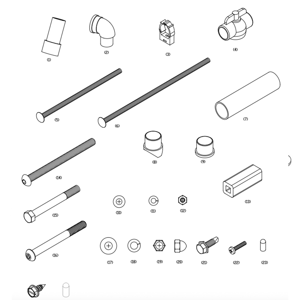 Rogue2 Hardware Kit Pool Warehouse