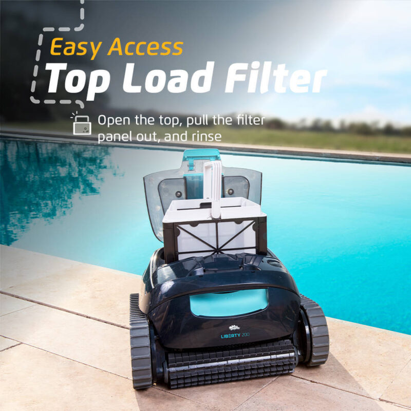 Dolphin Liberty 200 Cordless Robotic Pool Cleaner 6