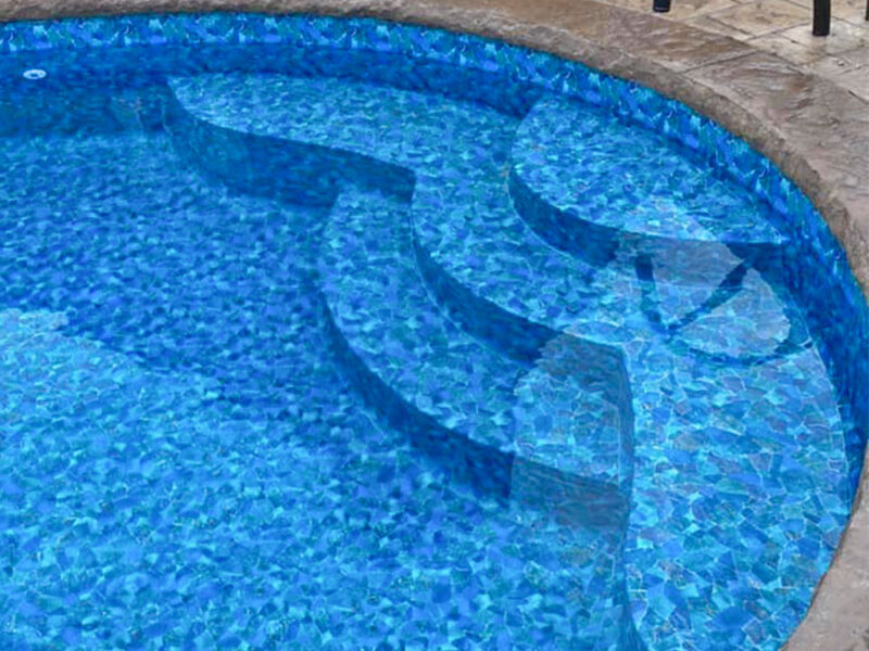Aquamarine Inground Pool Liner