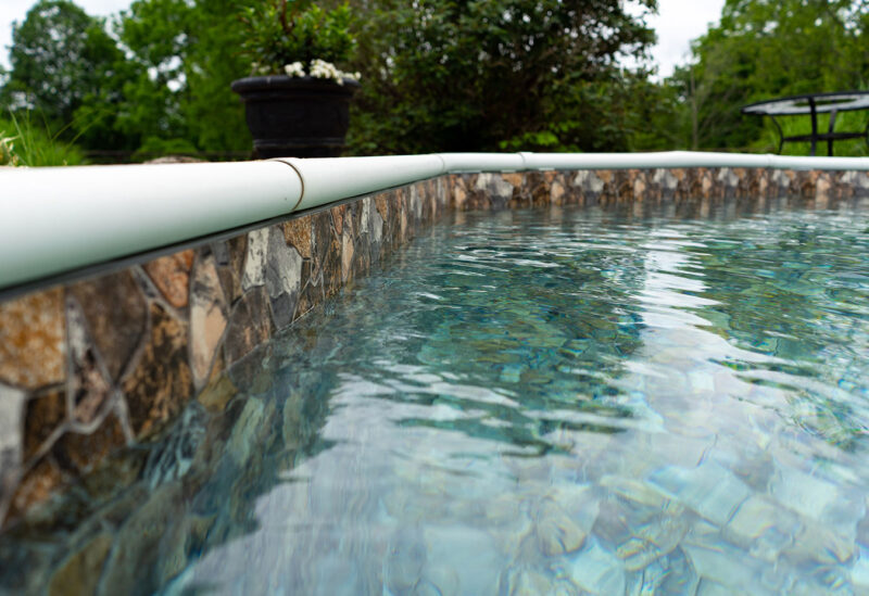 Flagstone Tan Inground Pool Liner