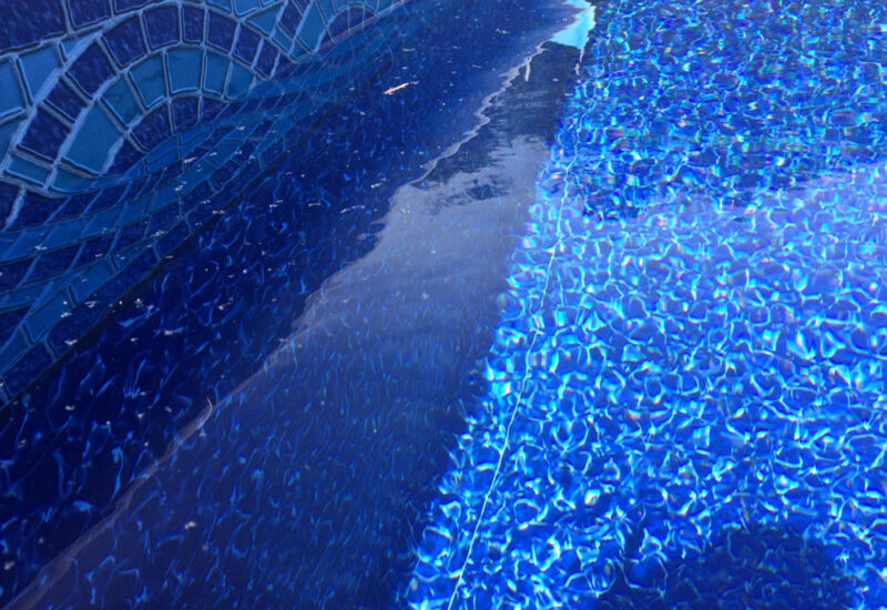 Modesto w Mystic Light Blue Inground Pool Liner