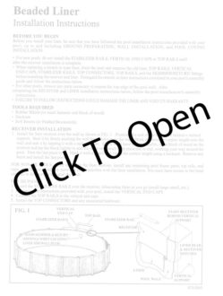 Beaded Liner Installation Manual