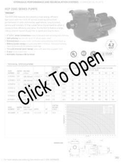 HCP 2000 Tristar Series Brochure