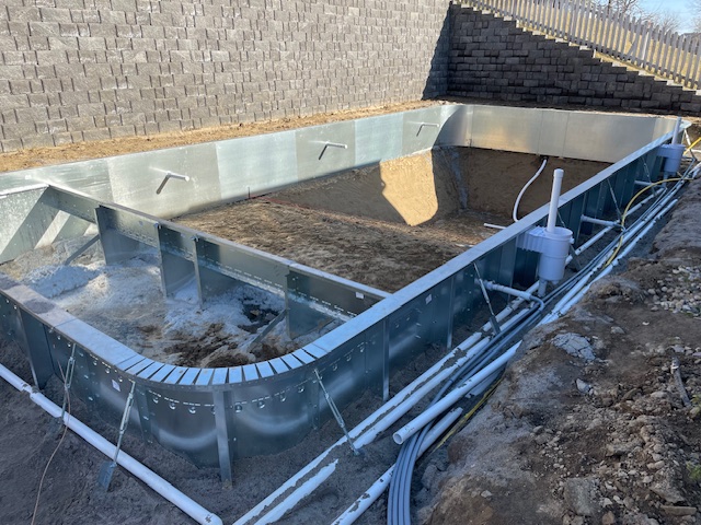 Inground Swimming Pool Kit with Tanning Ledge from Pool Warehouse