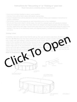 Overlap Liner Installation 1st Page PDF