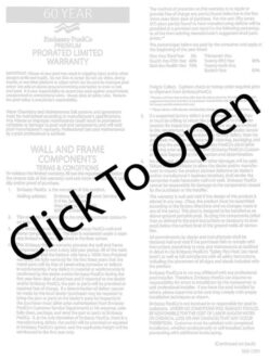 Embassy Pool Warranty Page