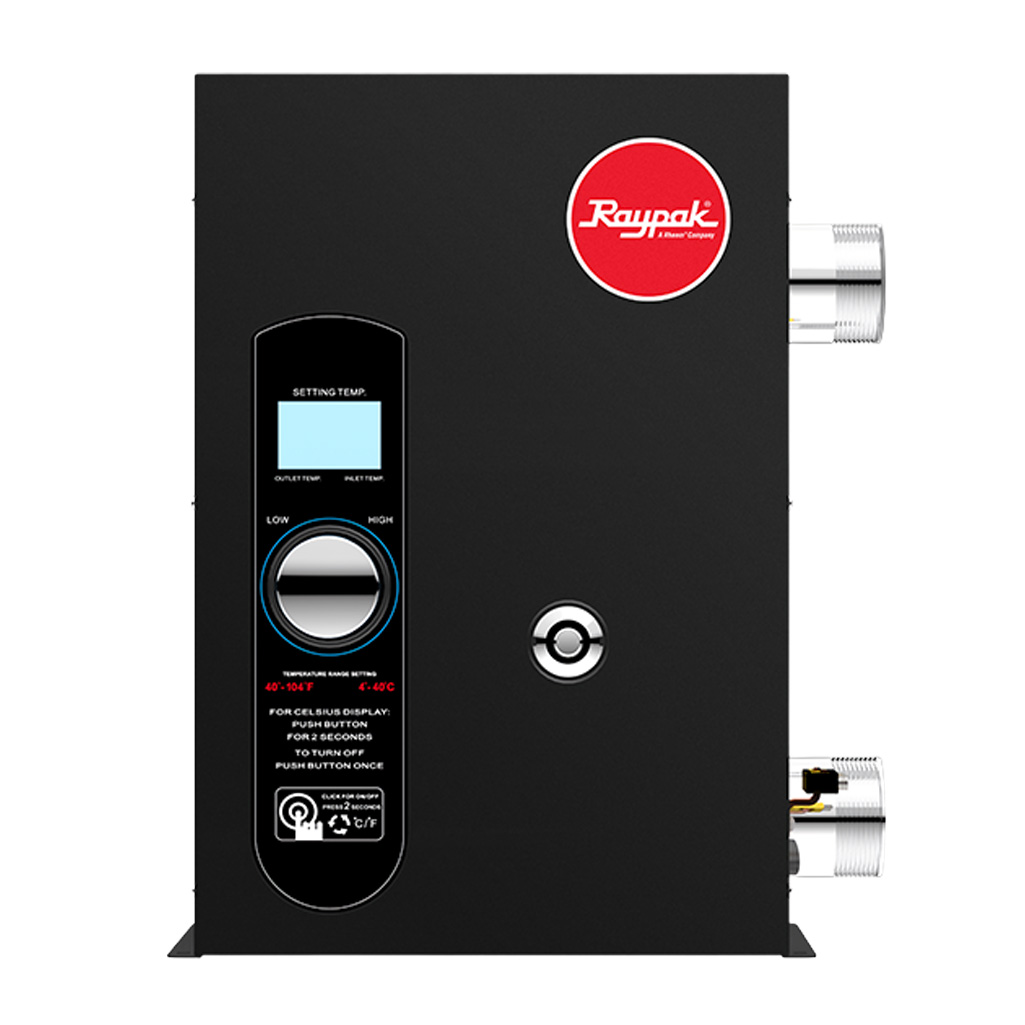 Raypak 100-10000665 E3T Electric Pool & Spa Heater, 61K BTU
