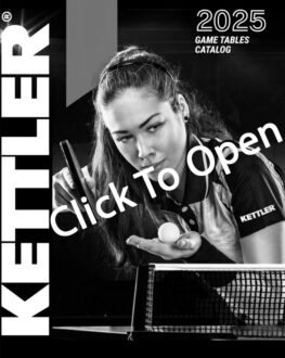 Kettler Game Table Product Catalog