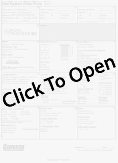 New System Order Form