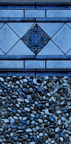 Lucca Blue Sapphire Pebble Inground Pool Liner
